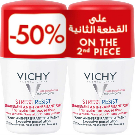 Vichy 72Hr Stress Resist Anti-Perspirant Treatment Roll-On 50 mL - Med7 Online