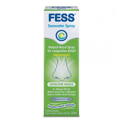 Fess Nasal Seawater Spray for Sensitive Noses 30mL