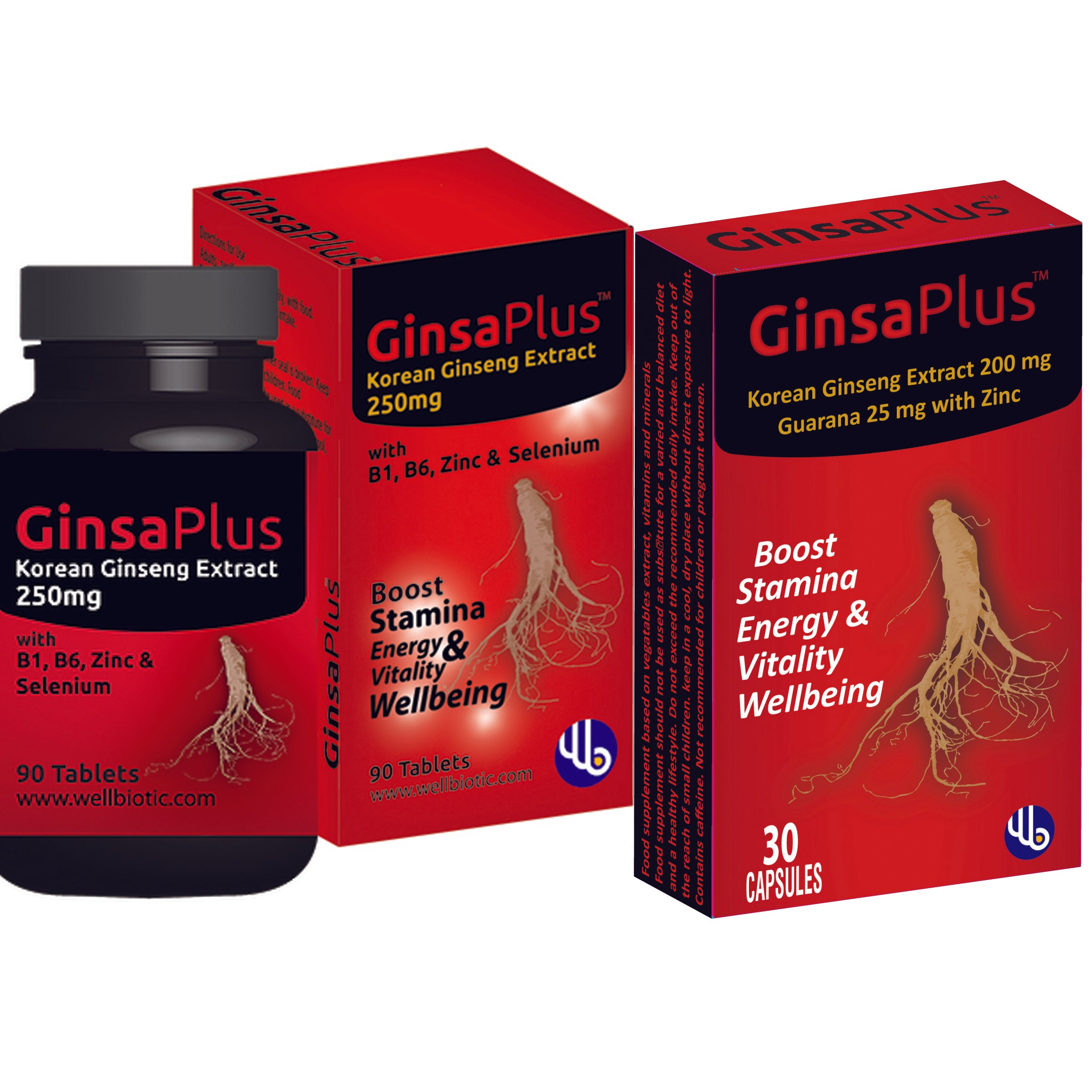 Wellbiotic Ginsa Plus  30 Tablets