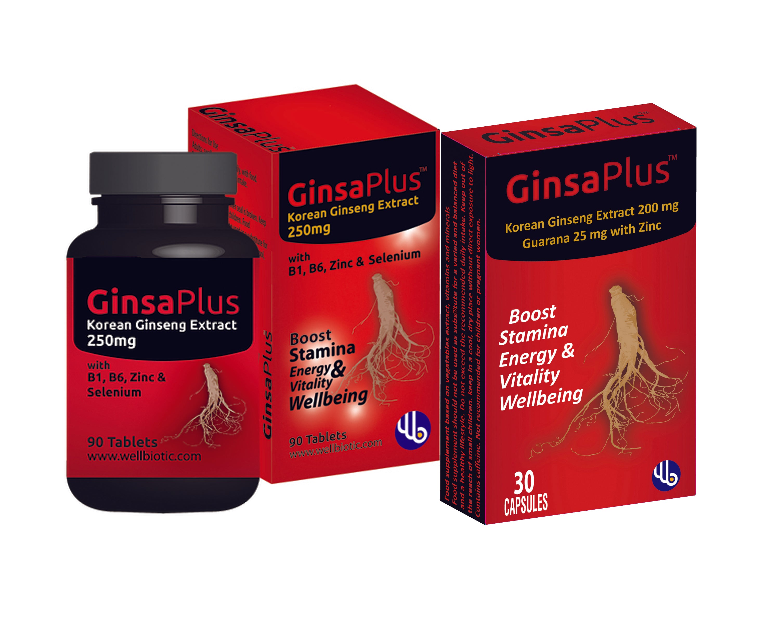 Wellbiotic Ginsa Plus  30 Tablets