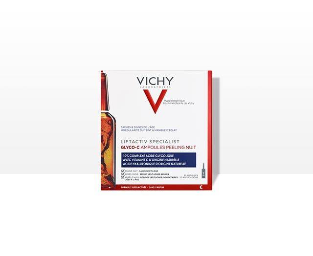 Vichy Liftactiv Glyco-C Night Peel Ampoule - 10 or 30 Ampoules - Med7 Online