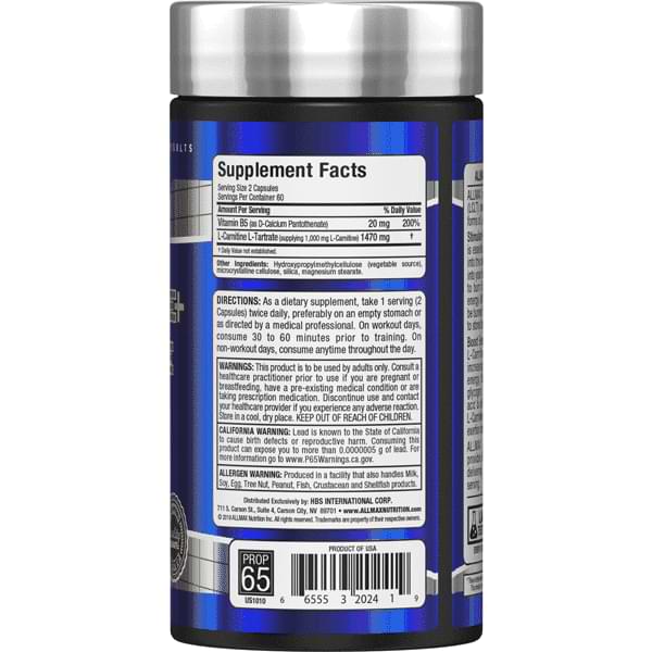 L-CARNITINE CAPSULES 120S