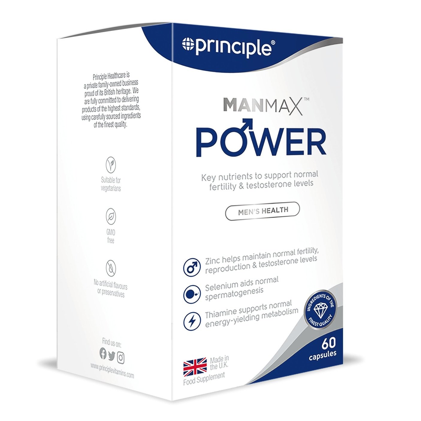 Principle - ManMax POWER  Men's Health 60s - Med7 Online