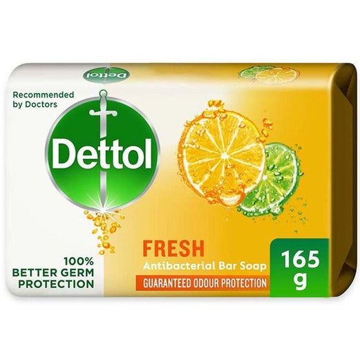 Dettol Fresh Anti-Bacterial Bar Soap 165g - Citrus And Orange Blossom - Med7 Online