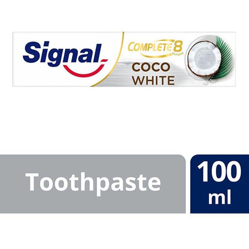 Signal Complete 8 Coco White Toothpaste 100ml - Med7 Online
