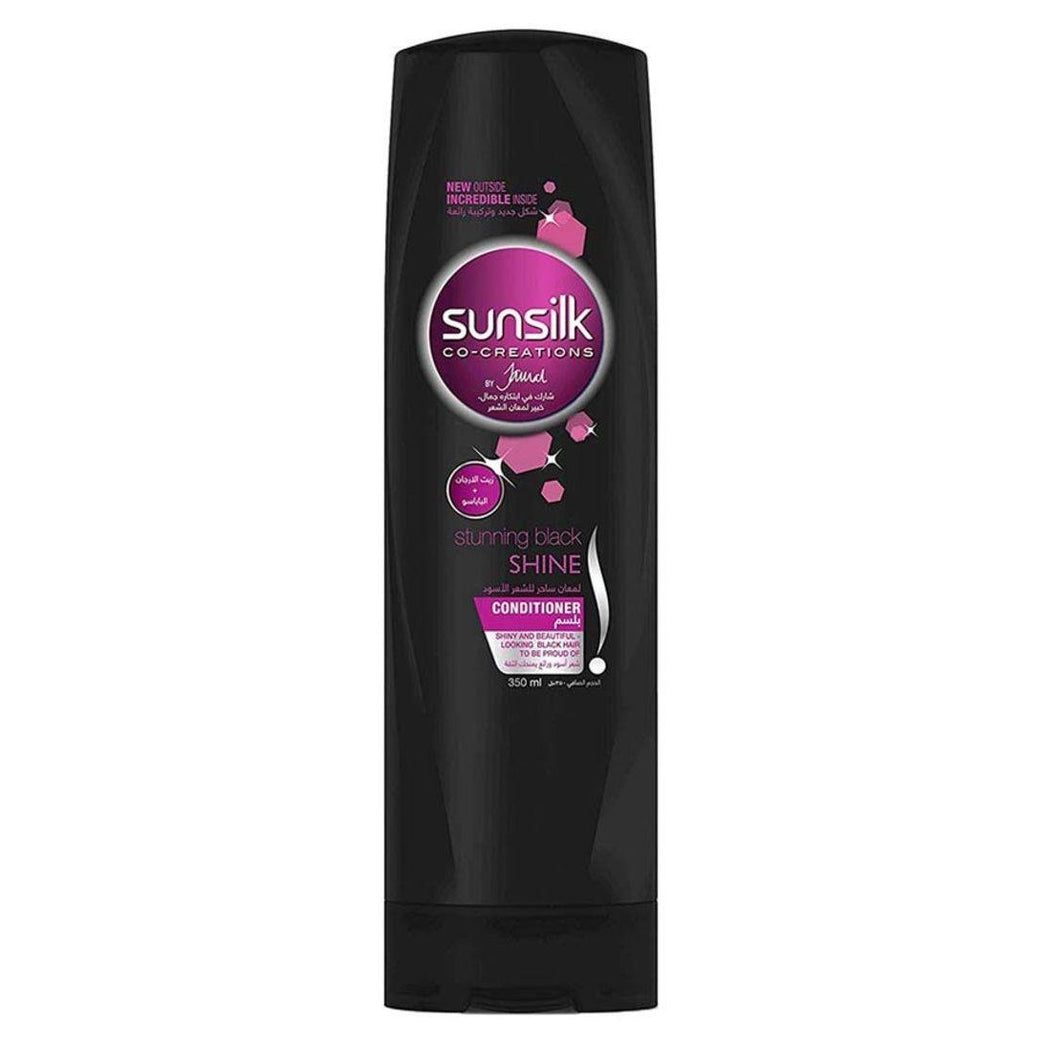Sunsilk Black Shine Conditioner Black 350ml - Med7 Online