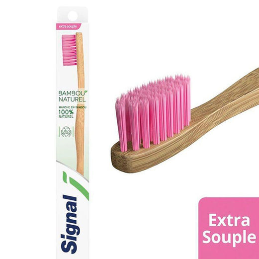 Signal Toothbrush Natural Bamboo Extra Soft - Med7 Online