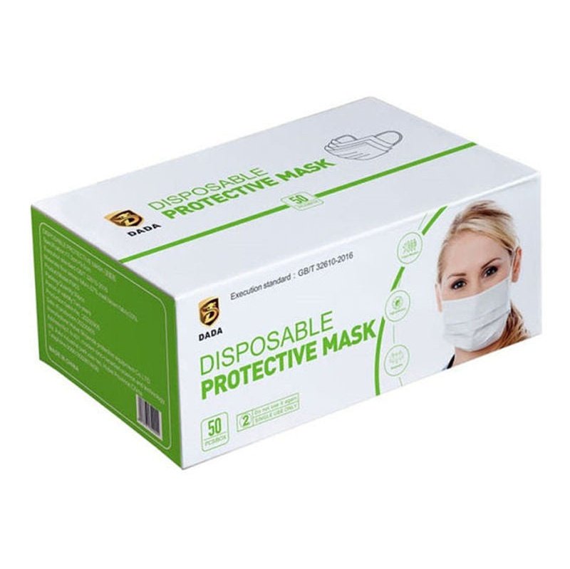 50 PCS Disposable Face Mask 3PLY (DADA) - Med7 Online