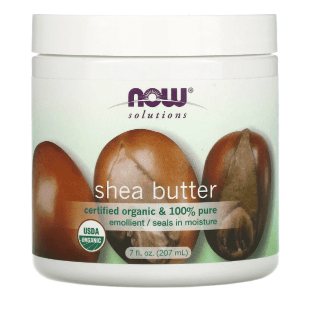 Now Foods, Solutions, Shea Butter, Certified Organic, 7 fl oz (207 ml) - Med7 Online