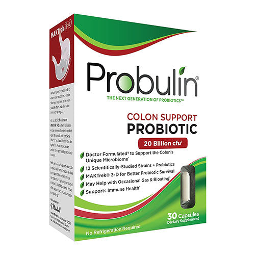 Probulin - Colon Support  Probiotic Capsules 30's