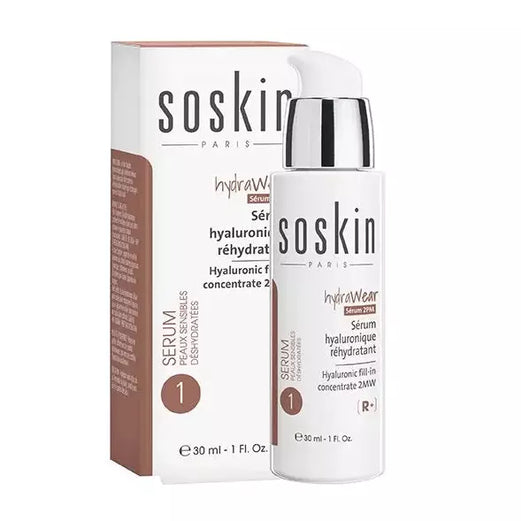 Soskin Paris. Hydrawear Serum – Hyaluronic fill-in concentrate 2MW 30ml