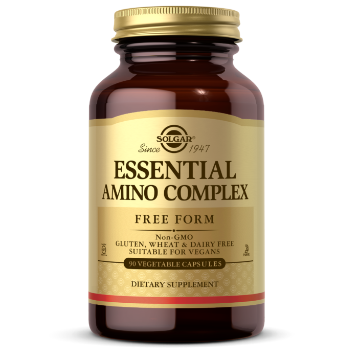 SOLGAR ESSENTIAL AMINO COMPLEX VEGETABLE CAPSULES 90S - Med7 Online