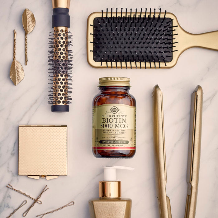 SOLGAR BIOTIN 5000 MCG VEGETABLE CAPSULES - Med7 Online