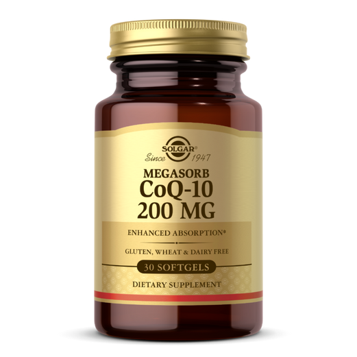 SOLGAR MEGASORB COQ-10 200 MG SOFTGELS 30's - Med7 Online