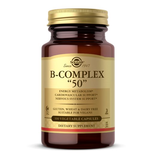 SOLGAR B-COMPLEX “50”  VEGETABLE CAPSULES - Med7 Online