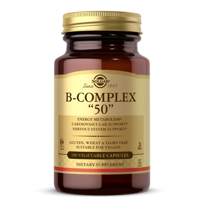 SOLGAR B-COMPLEX “50”  VEGETABLE CAPSULES - Med7 Online