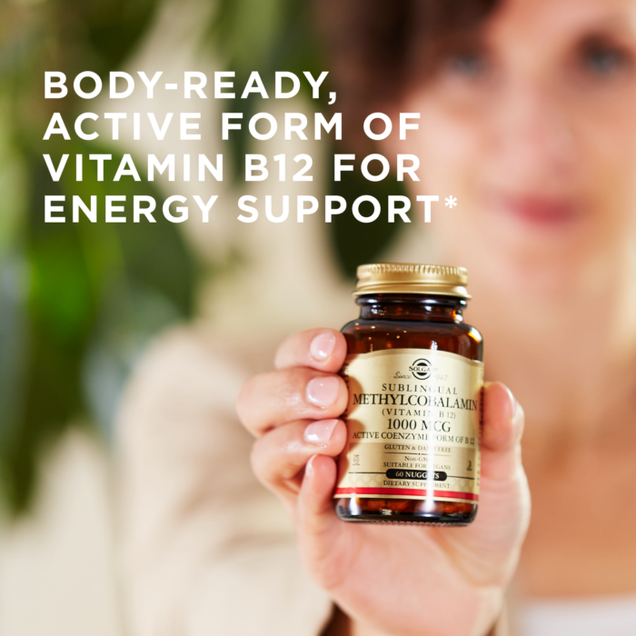 SOLGAR METHYLCOBALAMIN (VITAMIN B12) 1000 MCG NUGGETS 60S - Med7 Online