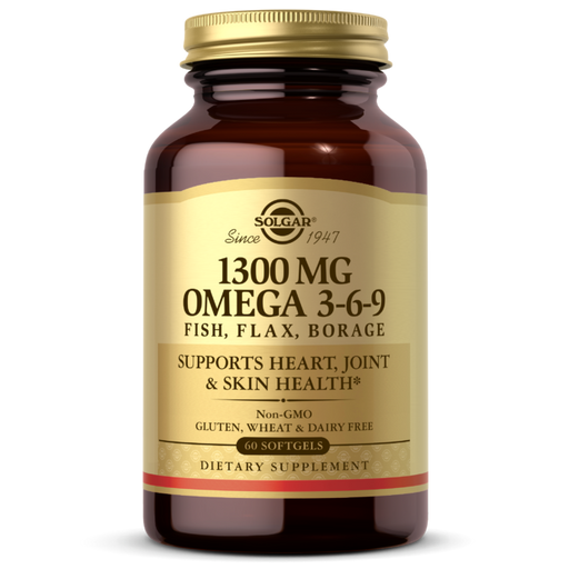 SOLGAR 1300 MG OMEGA 3-6-9 SOFTGELS 60S - Med7 Online