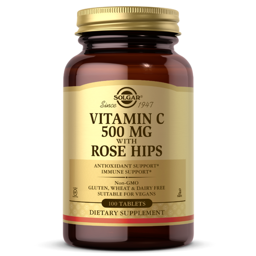 SOLGAR VITAMIN C  WITH ROSE HIPS TABLETS - Med7 Online