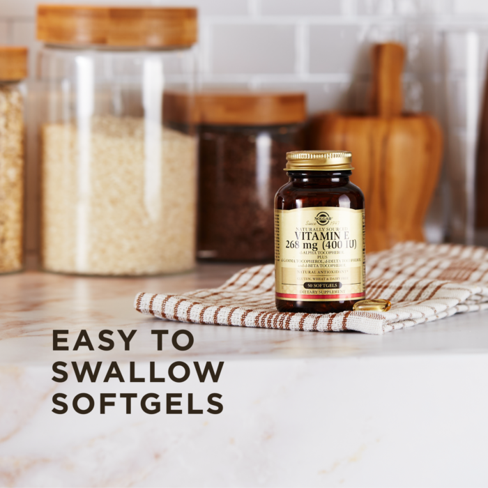 SOLGAR VITAMIN E 268 MG (400 IU) MIXED SOFTGELS (D-ALPHA TOCOPHEROL & MIXED TOCOPHEROLS) - Med7 Online