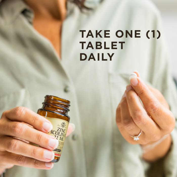 SOLGAR ZINC PICOLINATE 22 MG TABLETS 100S - Med7 Online