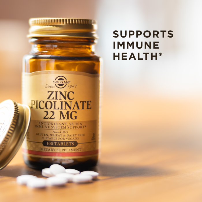 SOLGAR ZINC PICOLINATE 22 MG TABLETS 100S - Med7 Online