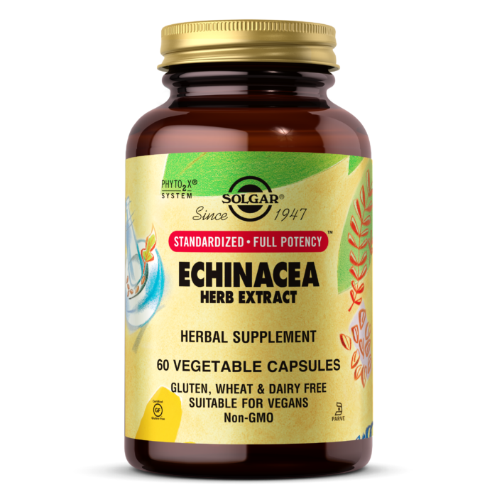 SFP ECHINACEA HERB EXTRACT VEGETABLE CAPSULES 60s. - Med7 Online