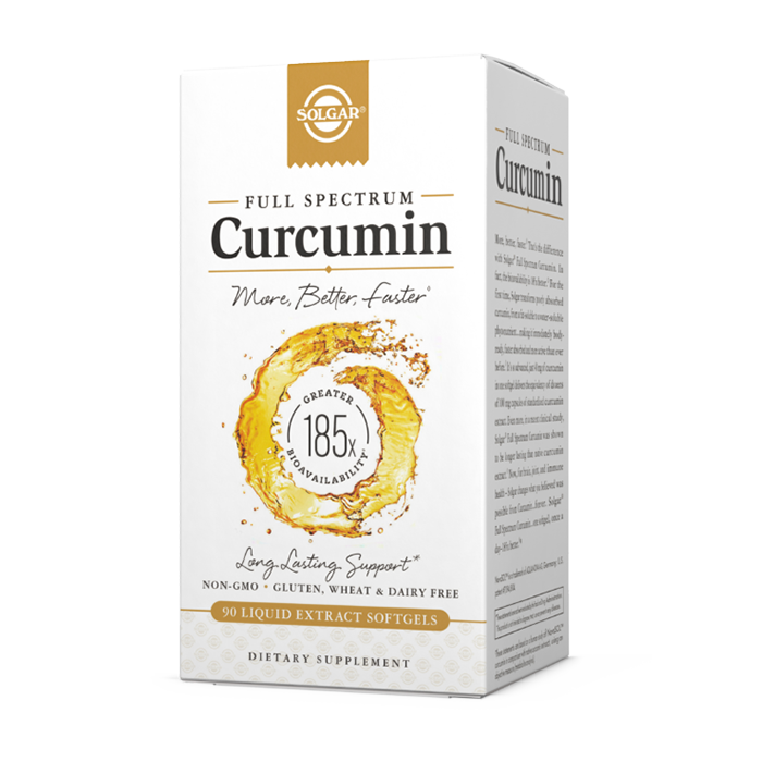 SOLGAR FULL SPECTRUM CURCUMIN LIQUID EXTRACT SOFTGELS 60's - Med7 Online
