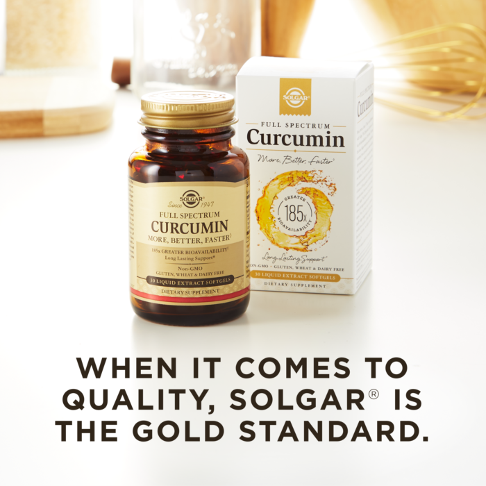SOLGAR FULL SPECTRUM CURCUMIN LIQUID EXTRACT SOFTGELS 60's - Med7 Online