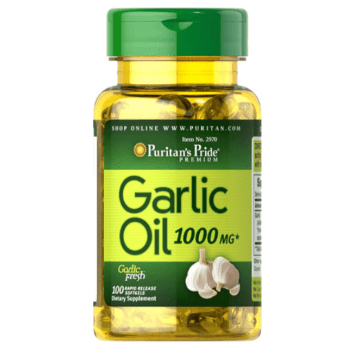 PURITANS PRIDE Garlic Oil - 100 Softgels - Med7 Online