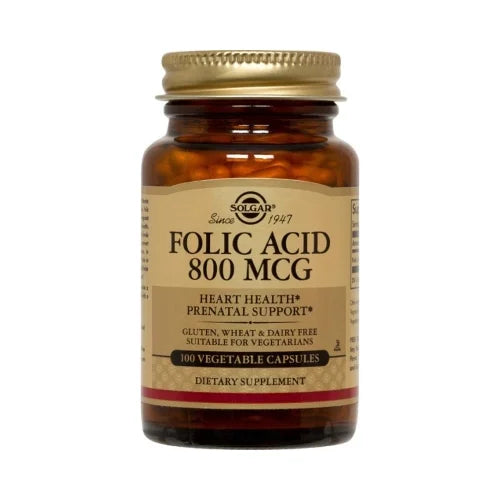 SOLGAR - Folic Acid Tablets 800mcg,Tablets - Med7 Online