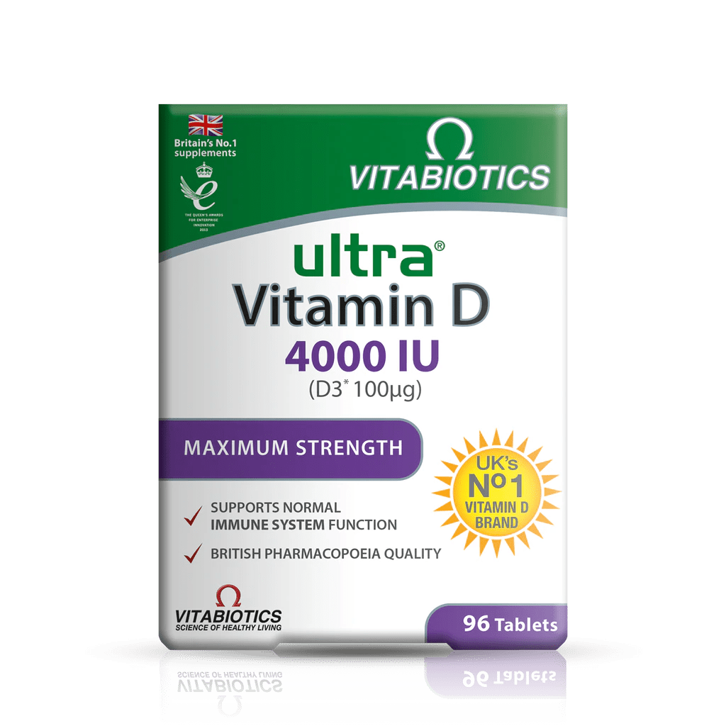 VITABIOTICS ULTRA VITAMIN D 4000IU MAXIMUM STRENGTH TAB 96s