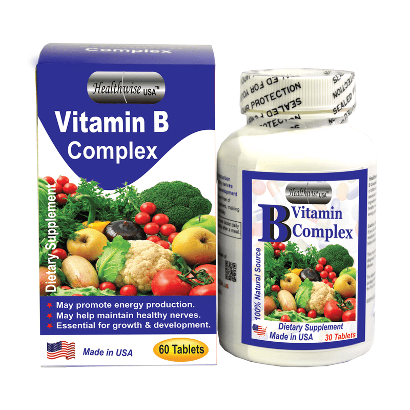 Healthwise Vitamin B Complex, 60's - Med7 Online