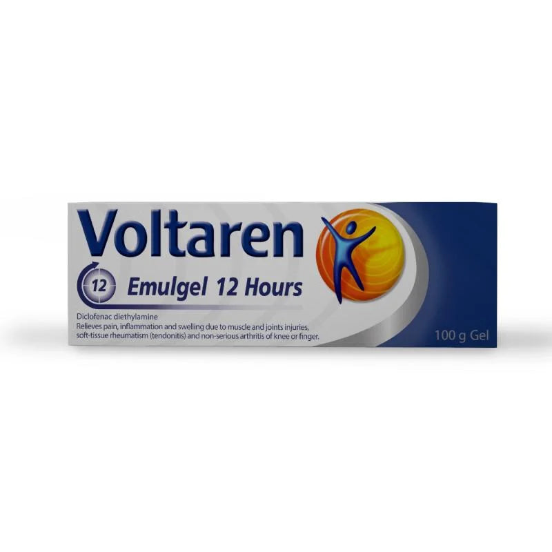 Voltaren 12H Emulgel 100g – Long-Lasting Comfort Gel for Muscle & Joint Areas