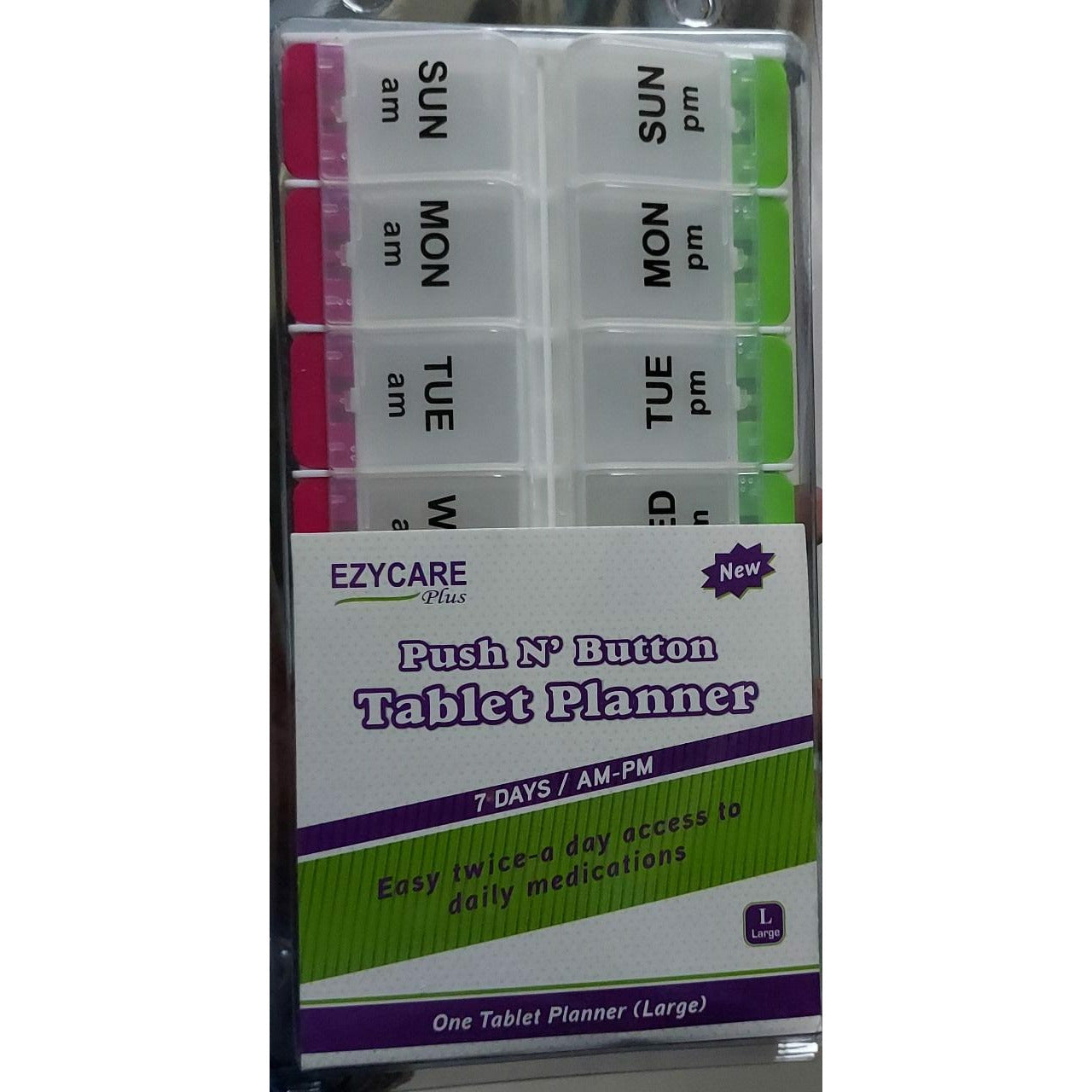 17376 WEEKL/AM-PM PUSH N' BUTTON LRG - Med7 Online