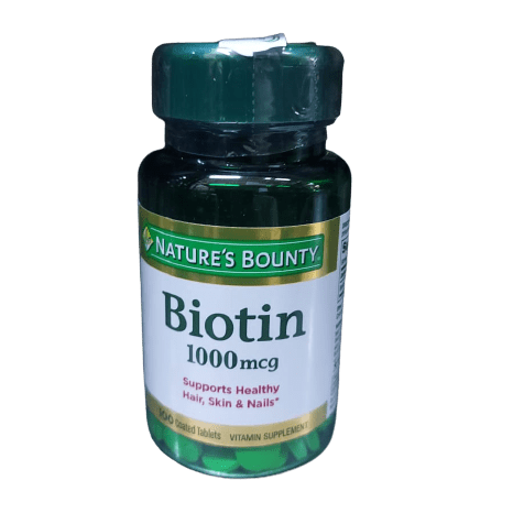 Nature's Bounty Biotin 1000mcg Supports Healthy Hair ,Skin & Nails - Med7 Online