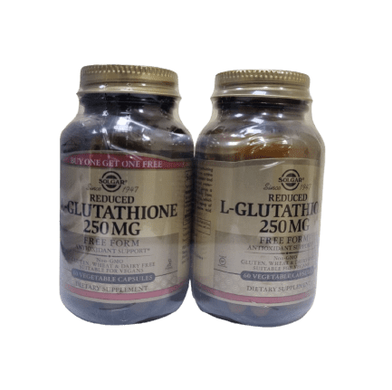 SOLGAR  L-Glutathione Vegicaps 250mg 60's 1+1 Offer - Med7 Online