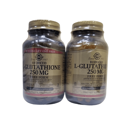SOLGAR  L-Glutathione Vegicaps 250mg 60's 1+1 Offer - Med7 Online
