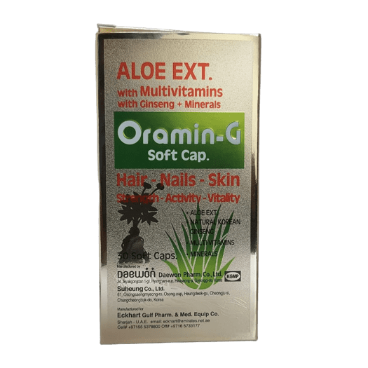 Oramin Aloe Ext. Dietary Supplement 30 Soft Caps - Med7 Online