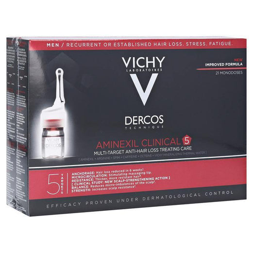 Vichy Dercos Aminexil Clinical 5 Men Monodoses 6 mL 21's