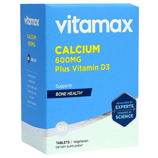 Vitamax Calcium 600 mg + Vitamin D3 Tablets 60's