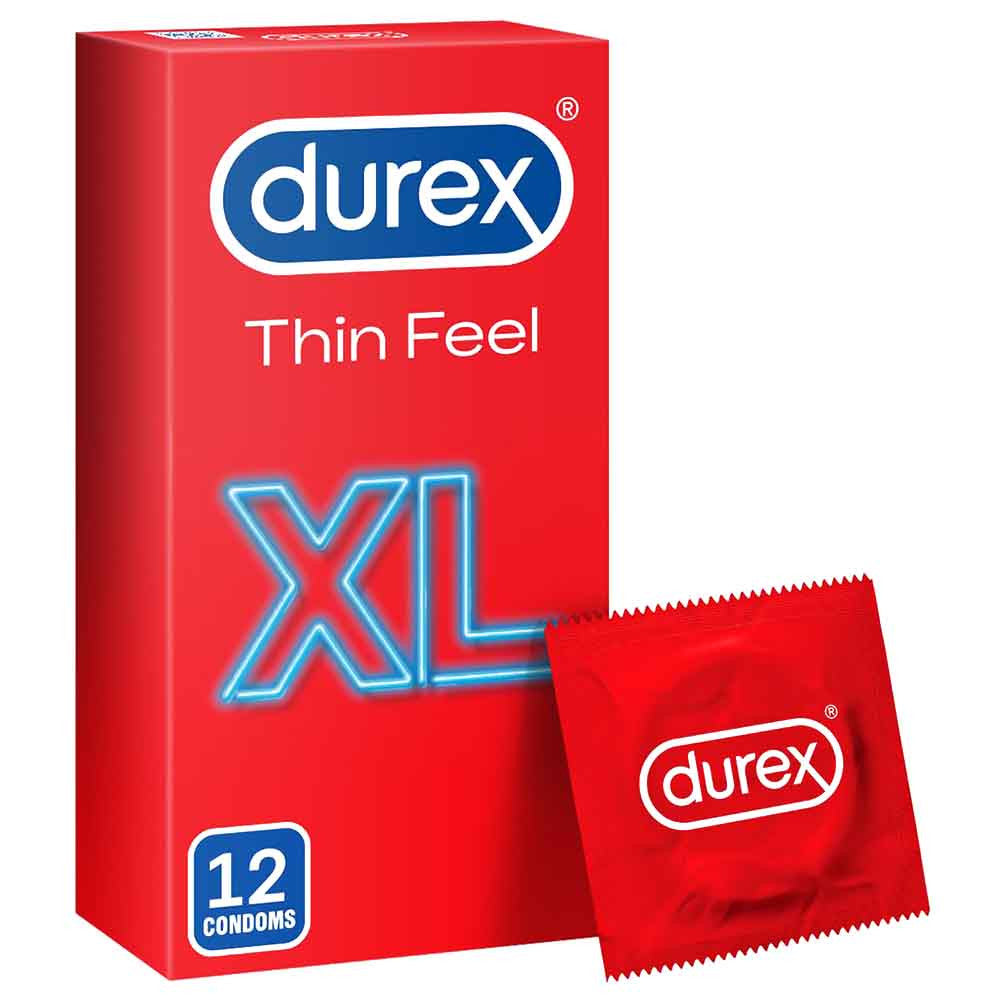 Durex - Thin Feel XL Condoms 12pcs - Med7 Online