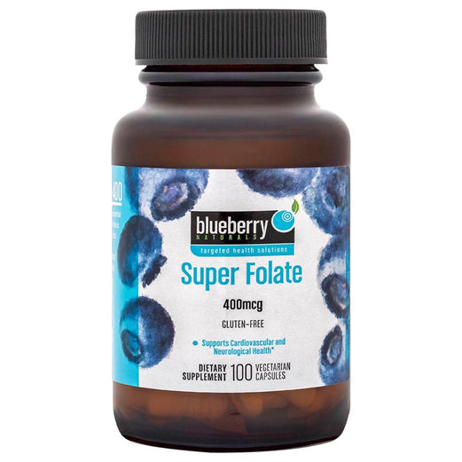 Blueberry Naturals Super Folate 400mg Capsules 100's