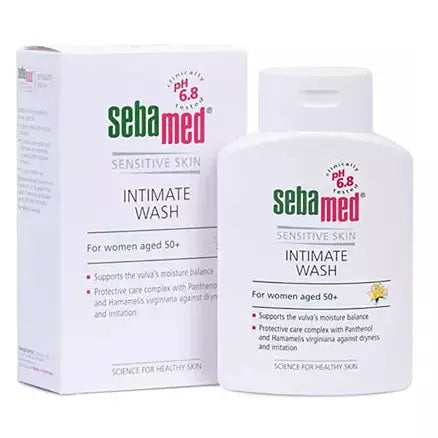 SEBAMED SENSITIVE SKIN INTIMATE WASH FOR WOMEN AGED 50+ 200ML