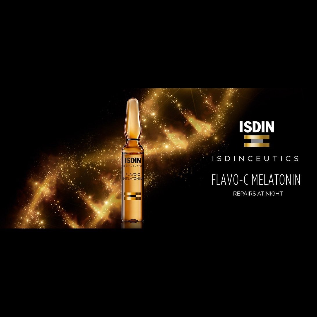 ISDIN CEUTICS FLAVO C MELATONIN SERUM 2ML AMP 30s