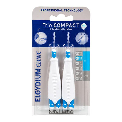 Elgydium Clinic Trio Compact Interdental Brushes 111 - 0.8mm - Med7 Online