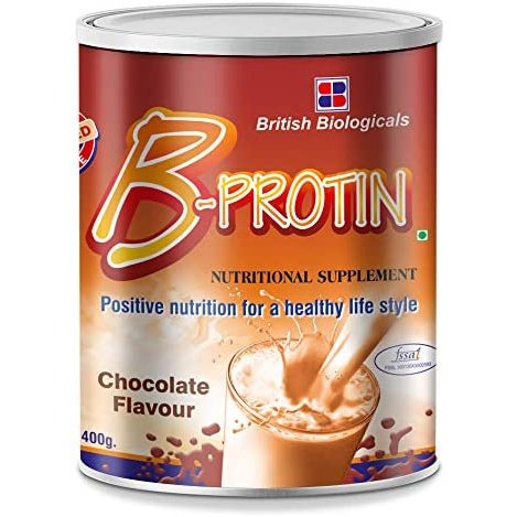 بريتيش بيولوجيكس بي-بروتين الشوكولاتة 400 جرام