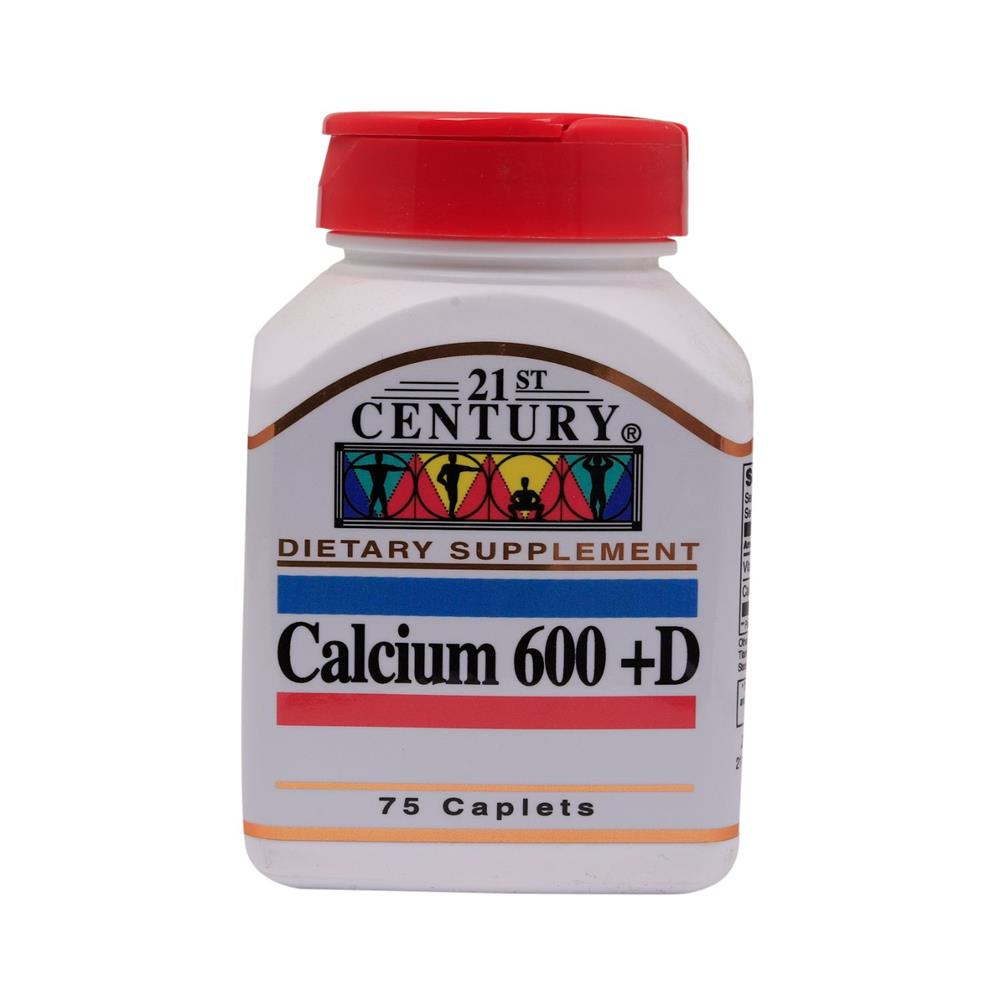21st century calcium 600 + vitamin d caplet 75ƒ??s - Med7 Online