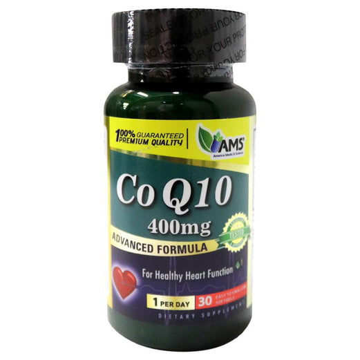 AMS CoQ10 400 mg Softgels 30's - Med7 Online