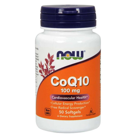 NOW CoQ10 100 mg Softgels CAPSULES 50S - Med7 Online